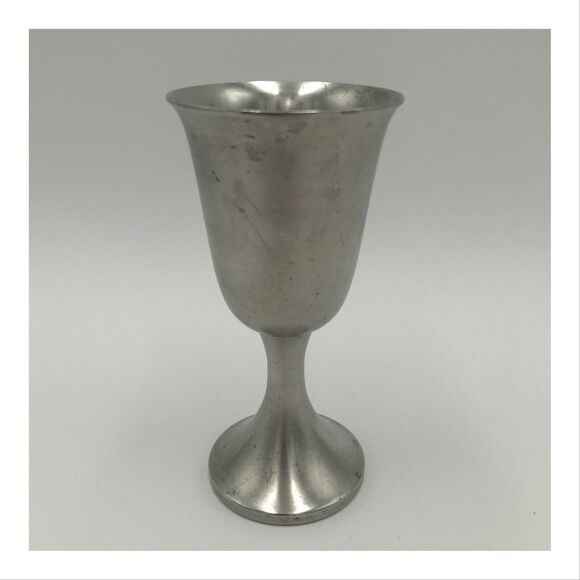 Vintage Web Pewter Wine Goblet Chalice 1151 5.5" Prop Reenactment Display USA - Picture 2 of 9